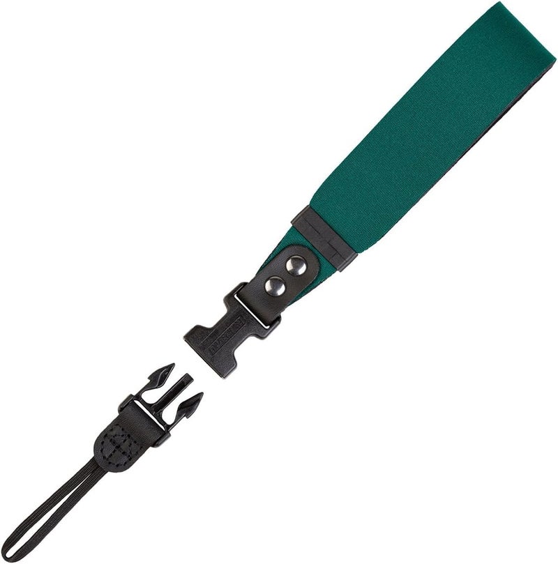 OP/TECH USA SLR Camera Wrist Strap â€“ Neoprene Quick Release Strap for DSLR, Mirrorless & Film Cameras â€“ Thin Vintage-Style Camera Holder Accessory - (Forest Green) - Made in USA - Image 3